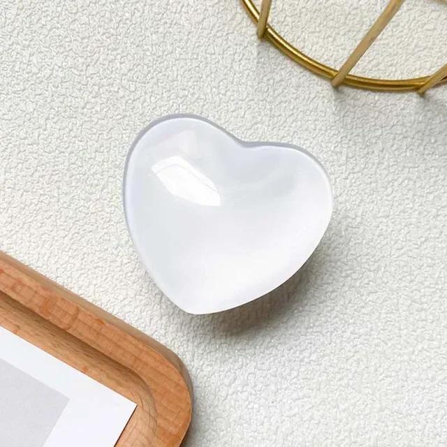 Desktop Magnetic Phone Holder Cute Glass Love Heart Design Cell Phone Support Stand For  Magsafe iPhone 16/15/14/13/12 Pro Max