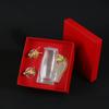 Chinese Zodiac Baijiu Cup Set: Elegant Small Wine Goblets with Gift Box – Ideal for Gifting or Promotional Presents.