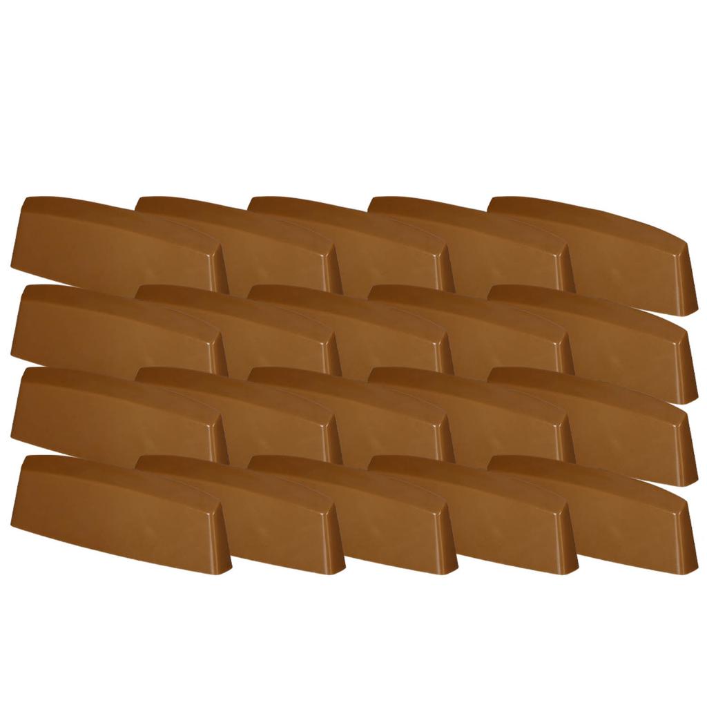 Drainage Cap for PVC Windows Oak Cover 45 MM Set of 20 PCS