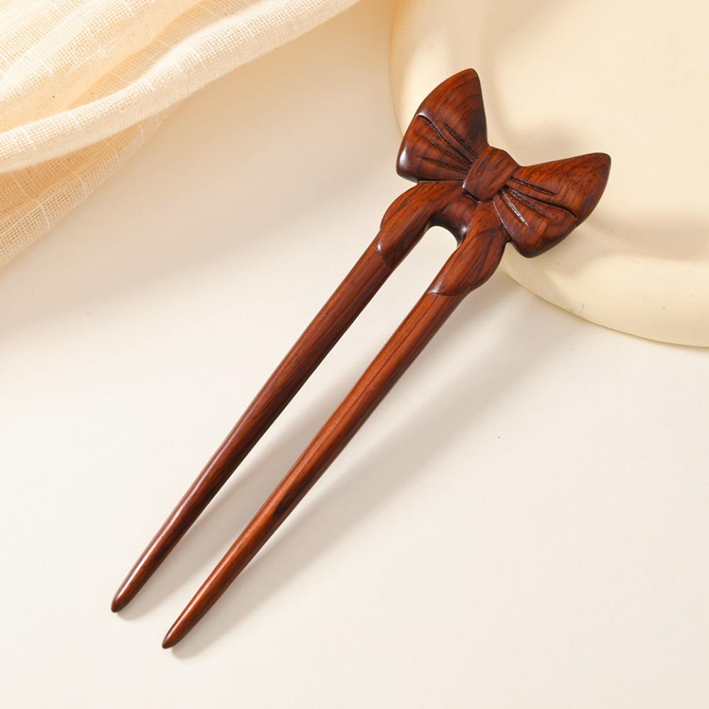 U-Shaped Wood Hairpin Double Side Hanfu Hair Accessories  Hanfu Headwear