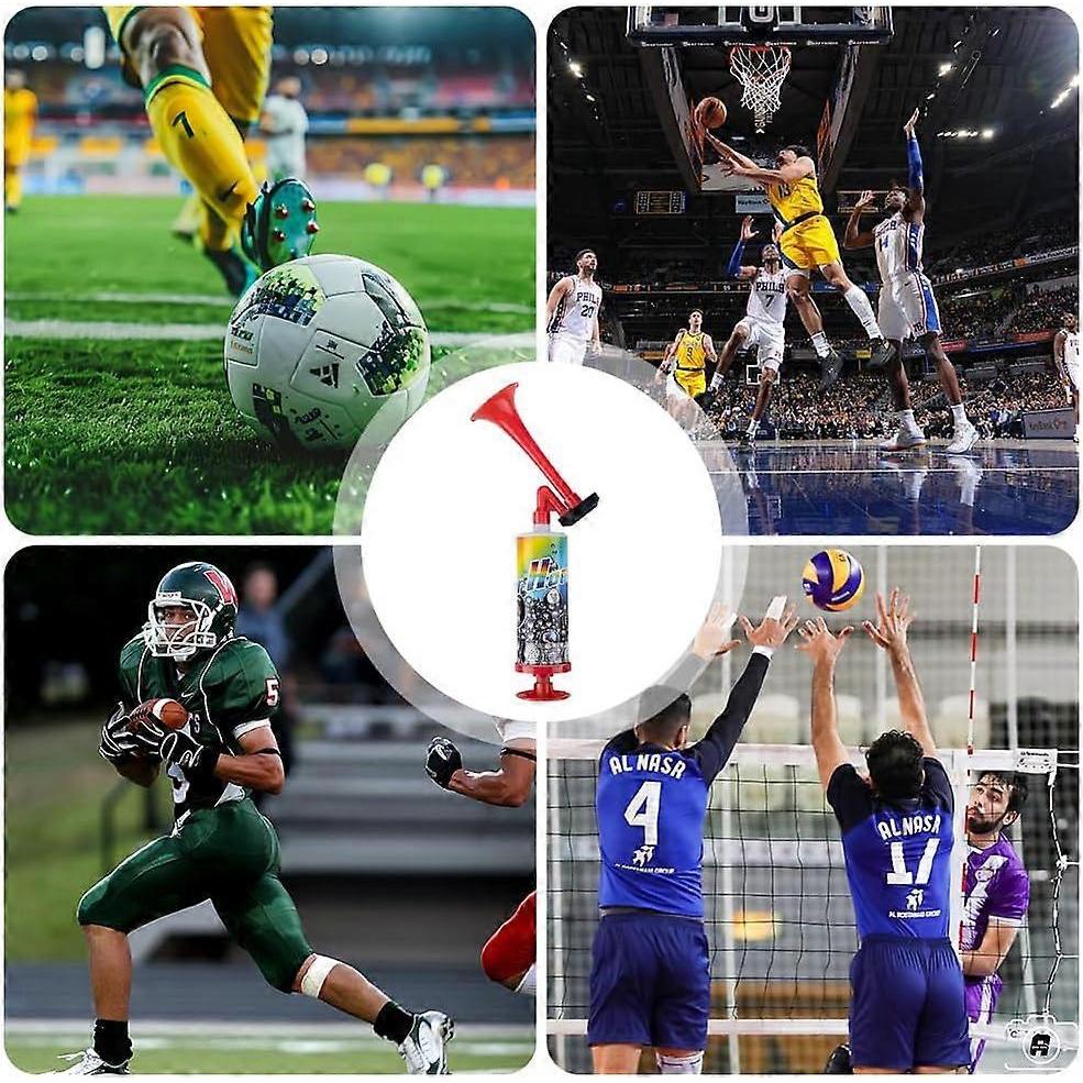 Pack of 2 Air Horns - Handheld Air Pressure Horns, Stadium Football Bugle & Sports Event Fanfare