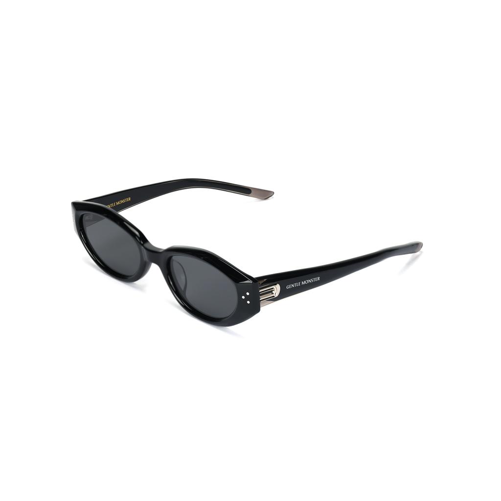 Gentle Monster Occhiali da sole Cat Eye con lettere Occhiali da sole unisex Nero DADA-01