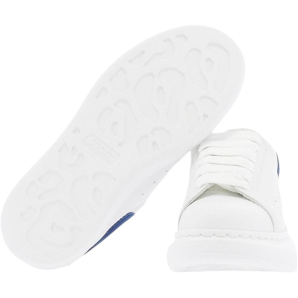 Alexander Mcqueen Übergroße Sneaker Niedrig geschnitten Stylische Skateboard Schuhe Blau Weiß Kinder im Alter von 3 7 Jahren 587691WHX129086