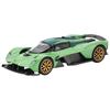 POP RACE 1/64 Aston Martin Valkyrie Iridescent Emerald Diecast Model Car PR640269 Genesis Company