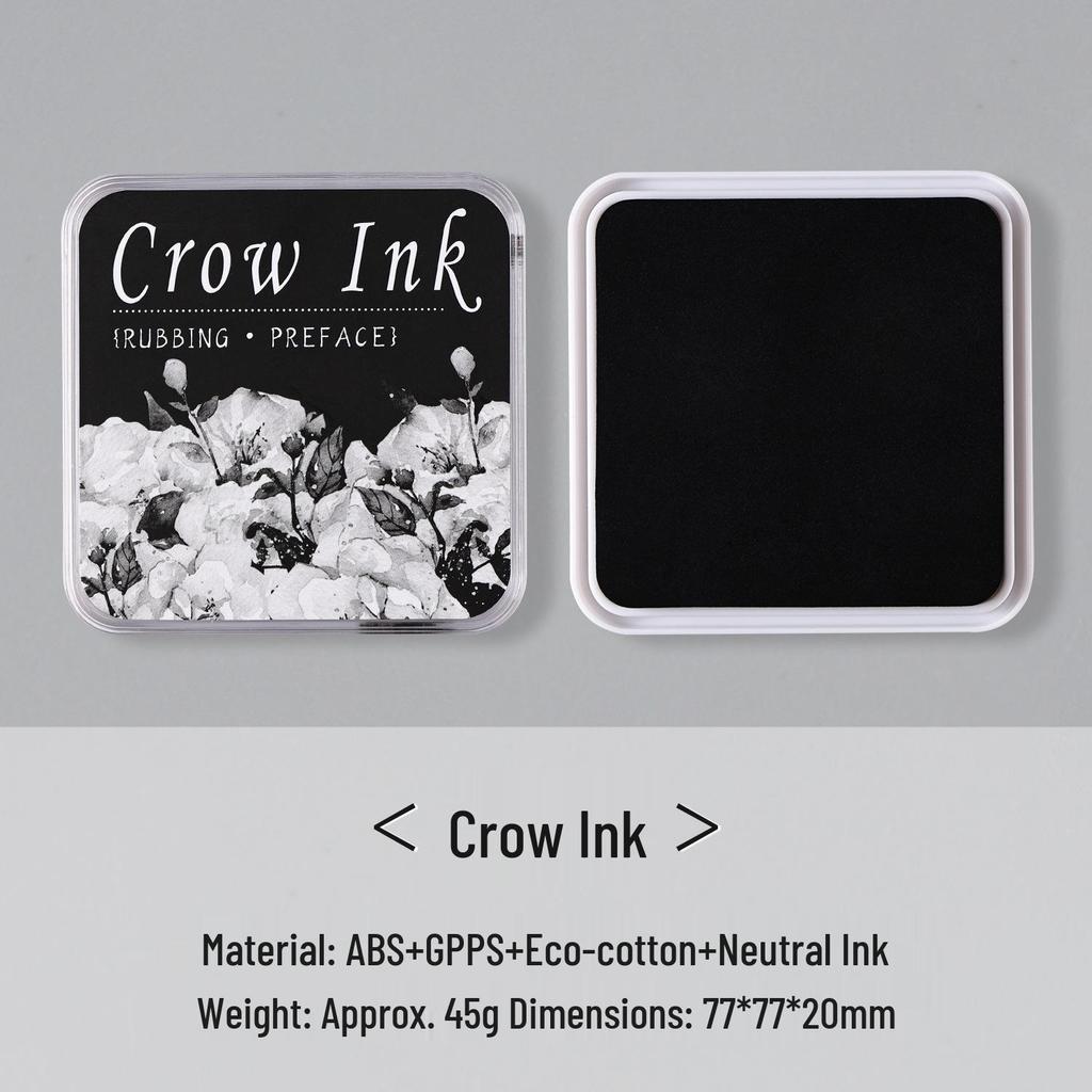 Retro Eco-Cotton Neutral Ink Stamp Pad for Journals