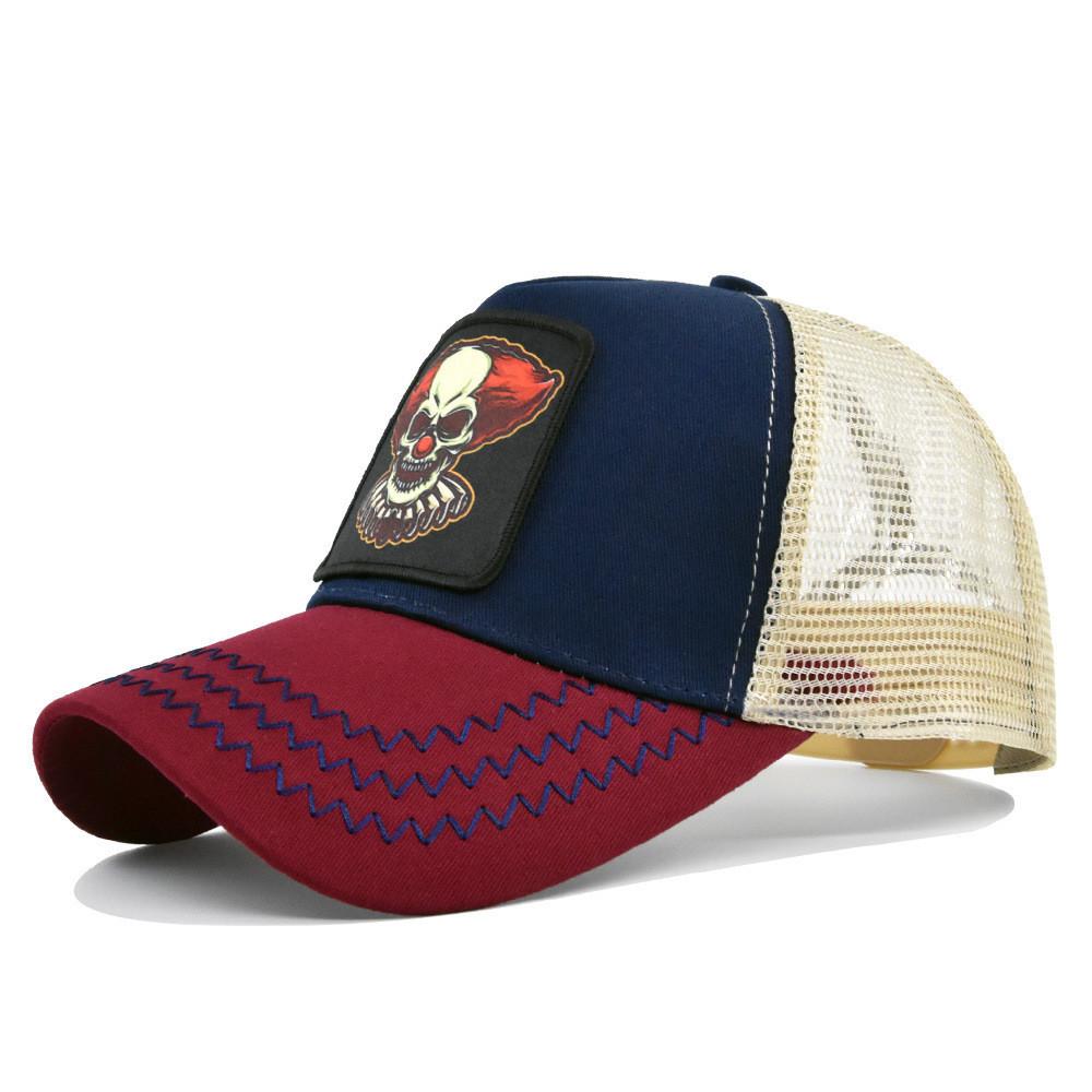 Cap Embroidered Baseball Duckbill Cap Mesh Cap Sun Shading Cool Breathable