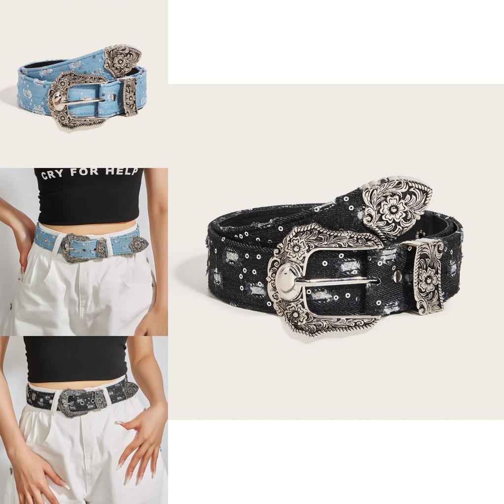 Fashionable Womens Wide Leather Belt With Alloy Pin Buckle For Daily Wear And Fashion
