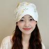 Breathable Postpartum Confinement Hat Eye Mask Postpartum Cap Women's Sleep Cap  Housework Cooking