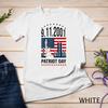 Never Forget 9-11-2001 American Flag Patriotic Memorial Day Unisex T-shirt
