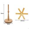 Tree Trivets Drink Coasters Creative Gryteholdere Sammenleggbar bordmattesett for tekanne