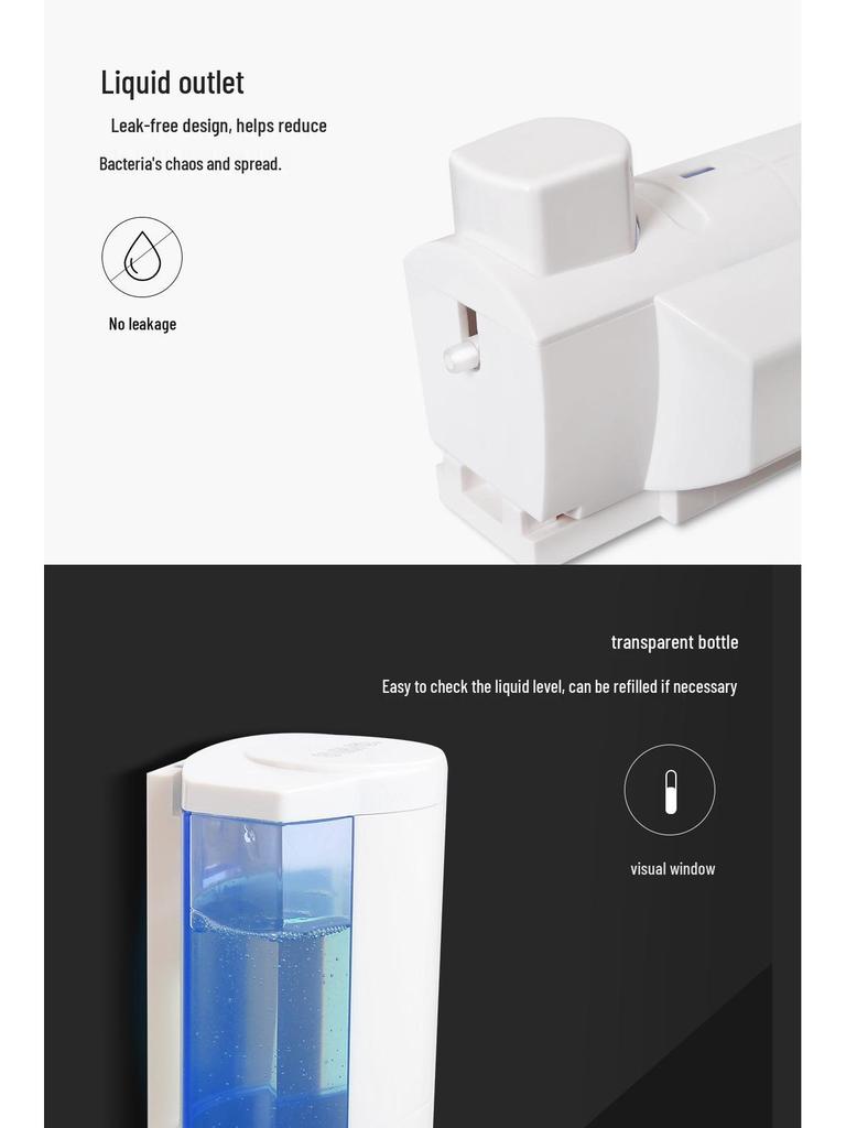 SVAVO 350ml Wall-Mounted Teacup Style Single & Double Head Soap Dispenser