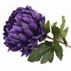 5pcs Artificial Chrysanthemum Flower Branch Faux Silk Pineapple Chrysanthemum with Long Stem for Wedding Floral Arrangement