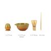 Gifts Hand Ceramic Matcha Bowl Kiln-changed Tea Art Matcha Brewing Cup Large Capacity Tea Brush Stand