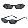 Retro Oval Cat-Eye Sunglasses – Vintage 90s Narrow Frame UV400 Fashion Eyewear for Women & Men