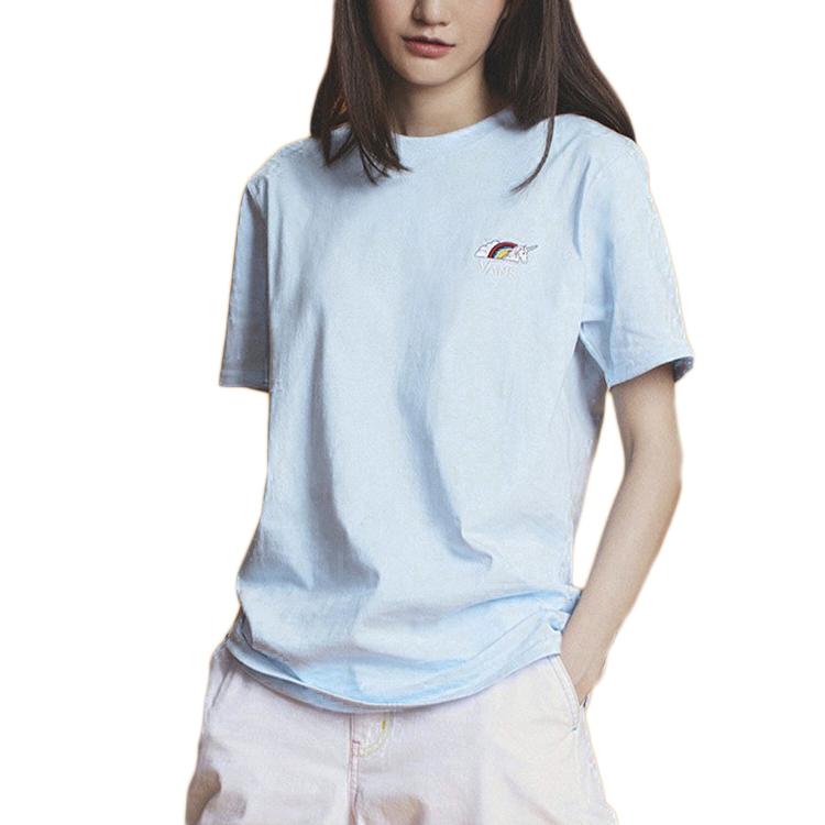 Vans Unicorn Print Kortermet T-skjorte Dame Overdeler Lyseblå VN0A54IMUUU