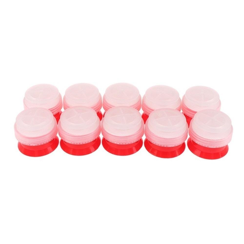 10pcs Waterproof Mushroom Spawn Grow Bag Sealable Plastic Cap Lock Ring Cultivating Edible Fungus Cover Lock Loop