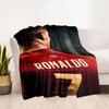 Ronaldo's Legacy Football Blanket Soft Warm Cozy Suitable for Bed Picnics Sofa for All Seasons Stylish Decor Suitable for Gifting Relatives and Friend