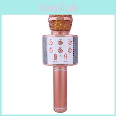 Kabelloses Bluetooth-Mikrofon Handheld Ktv Mini Tragbarer Lautsprecher USB-Player für den Heim- und Ktv-Gebrauch
