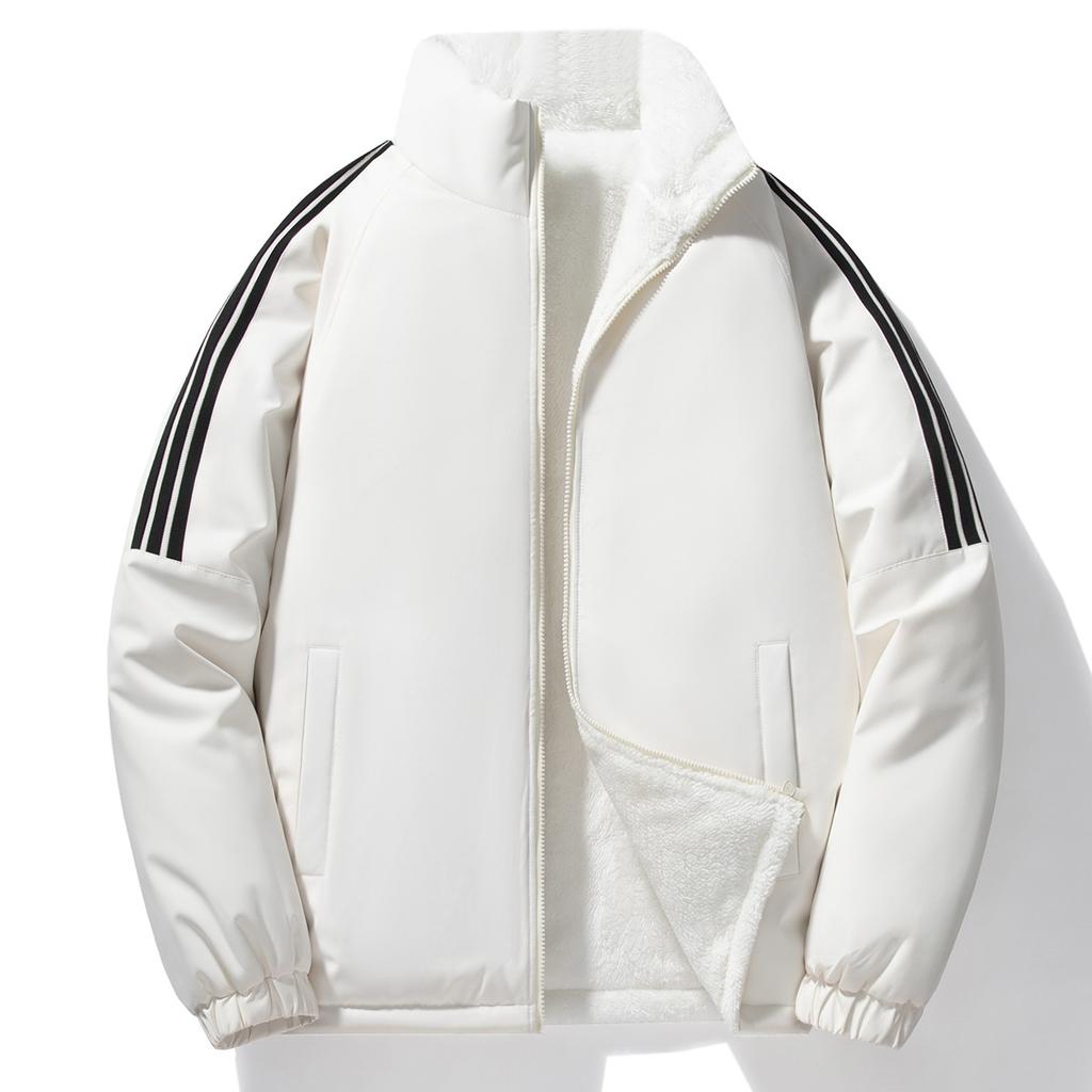 Cotton-padded Tops, Jackets, Cotton-padded Jackets, Thickened Velvet, New Cotton-padded Coats, Windproof, Thickened, Velvet, Youth Bakery Clothes