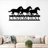Custom Metal Horse Sign Ranch Decor Unique Barn Gift