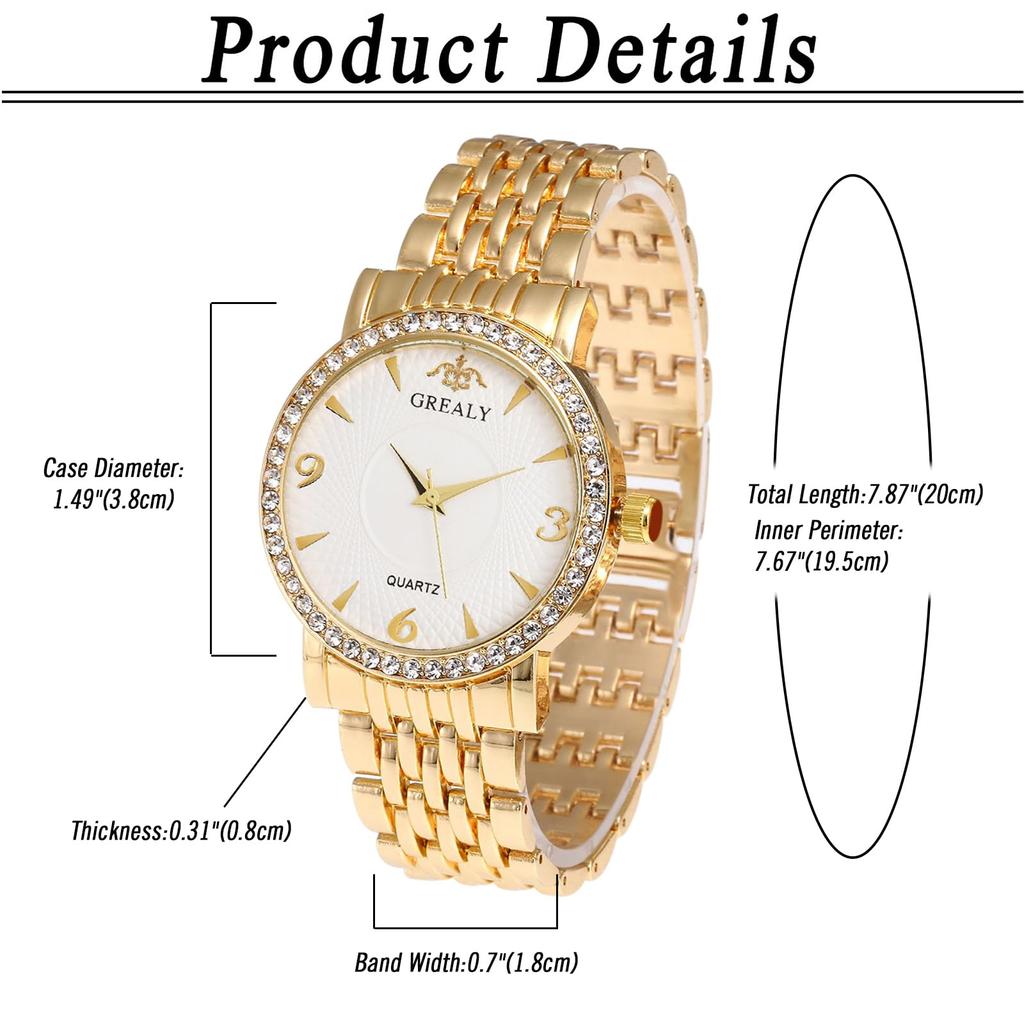 Waterproof Analog Gold Antique Simple Stylish Pair Watch Pair Watch Accessories Anniversary Day Christmas Gift for Boyfriend and Girlfriend Men's