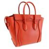 Celine Gepäck Mikro Handtasche Rot Kalbsleder Damen Gebraucht