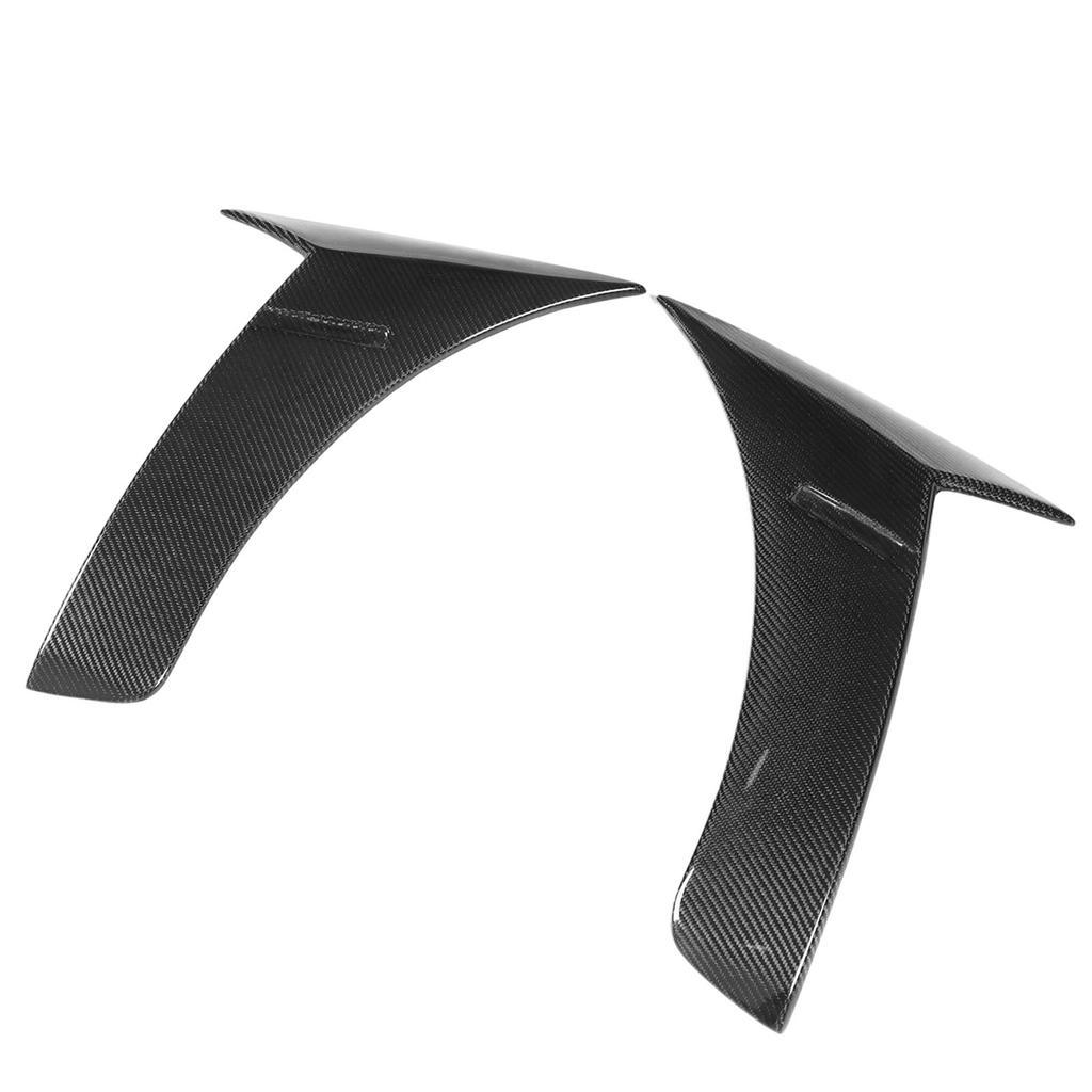 Car Side Fender Vent Trim Carbon Fiber Style UV Resistant Replacement for Mercedes‑Benz S‑Class W222 S400 S500