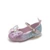 Size 26-37, children's high heels 2025 new princess shoes girls single shoes spring and summer little girl crystal sparkling shoes
