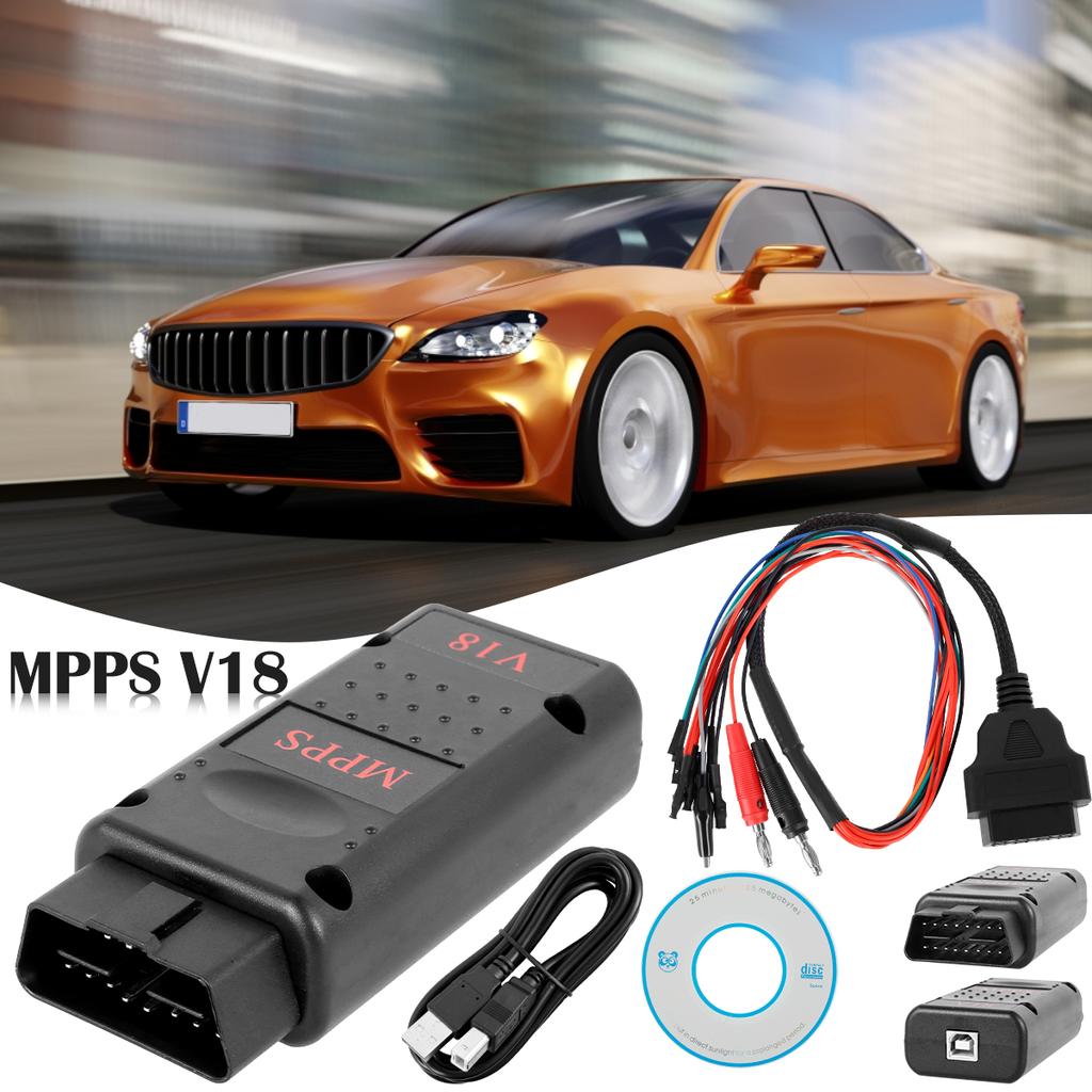 MPPS SMPS V18 ECU Programming Tool Professional Tricore Cable Programmer Premium MAIN TRICORE MULTIBOOT ECU Chip Tuning