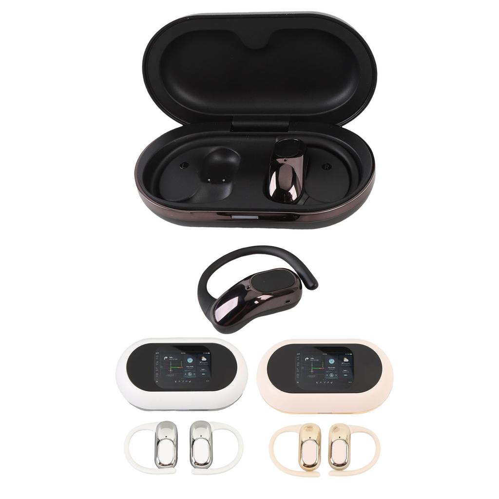 Smart Translation Earbuds Full Color Touch Screen HIFI Sound Quality Multi Languages Bluetooth Trans