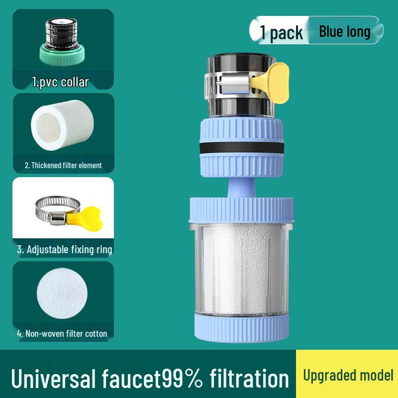 2026 360° Rotating Shower Head with Washable Filter, Splash-Proof Water Purifier for Kitchen Faucets