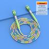 Adjustable Bamboo Jump Rope for Kids - Perfect for Beginners & Elementary PE