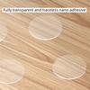 3D Clear Raised Keyboard Stickers Silicone Raised Pad Long Nails Keyboard Stickers Comfortable Protection Thick