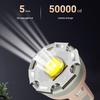 High-Power Multifunctional LED Flashlight: Portable, Rechargeable, Super Bright for Household, Outdoor, and Dormitory Use