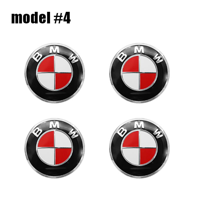 4 Stück 56/60/65MM Auto Radnabenkappe Center Aufkleber Emblem Für BMW G30 F02 E46 E60 E90 G20 G28 F30 F10 Auto Abzeichen Aufkleber Zubehör