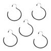 5pcs Hook Multipurpose Spa Beauty Salon Wardrobe Closet Hanging Hook for Bathrobe Scarf Belt