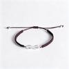 Infinity Symbol Friendship Bracelet: Handmade Woven Rope for Couples & Best Friends