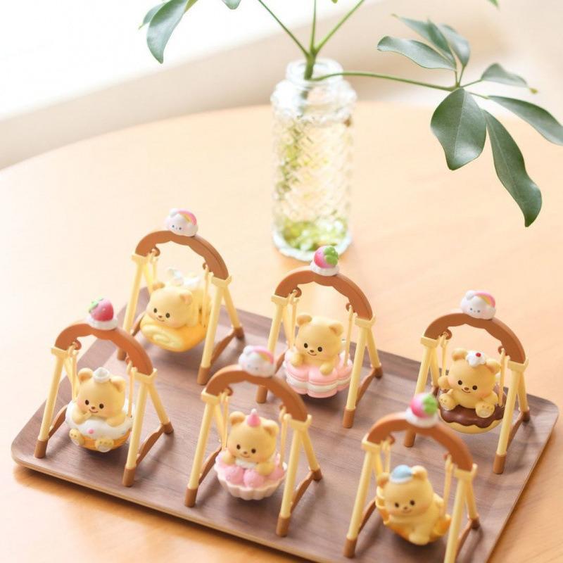 Butterbär Schwingendes Plüschtier: Niedliches Heilornament und Geburtstagsgeschenk