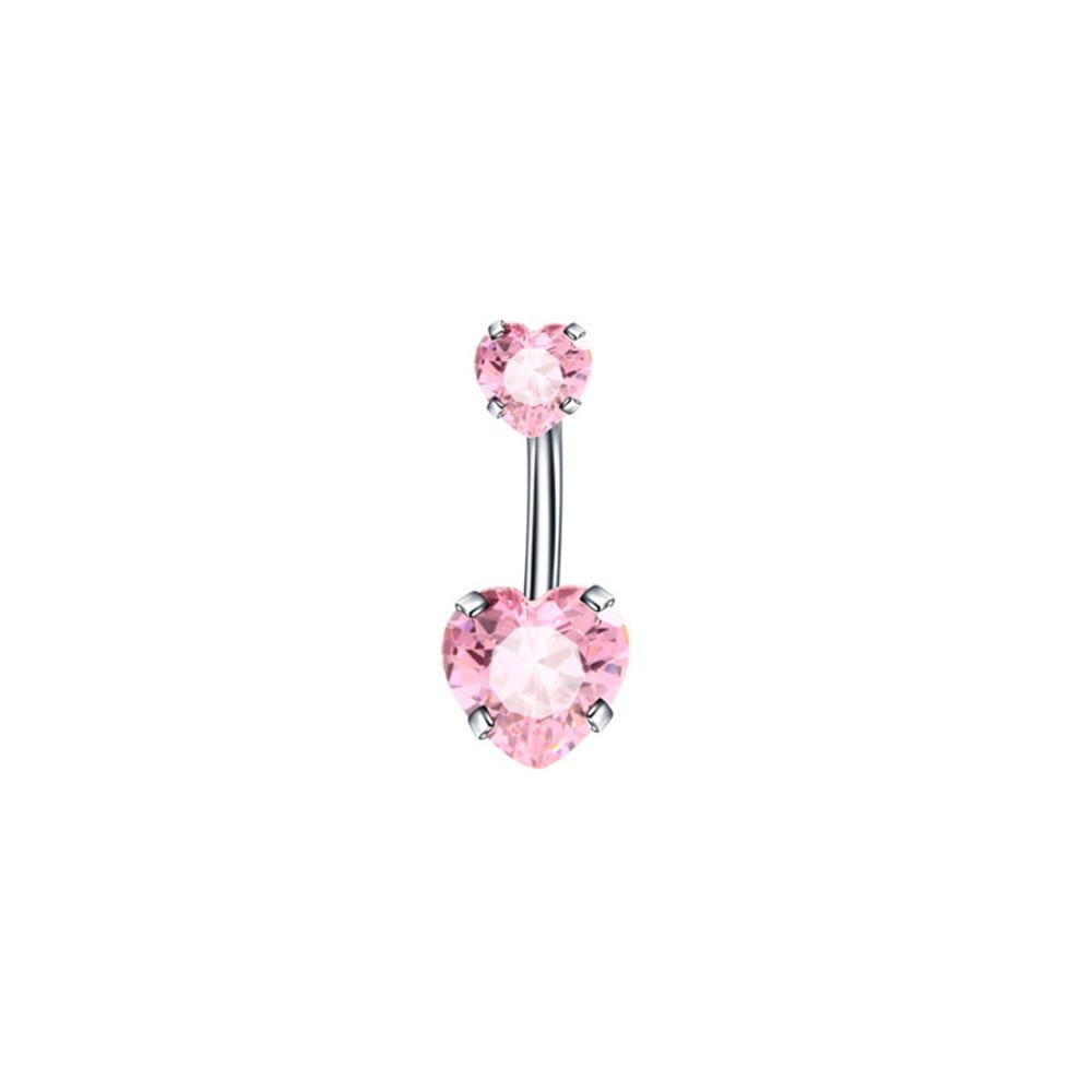 Heart Belly Piercing Internal Thread Body Jewelry Sexy Navel Rings  Girl