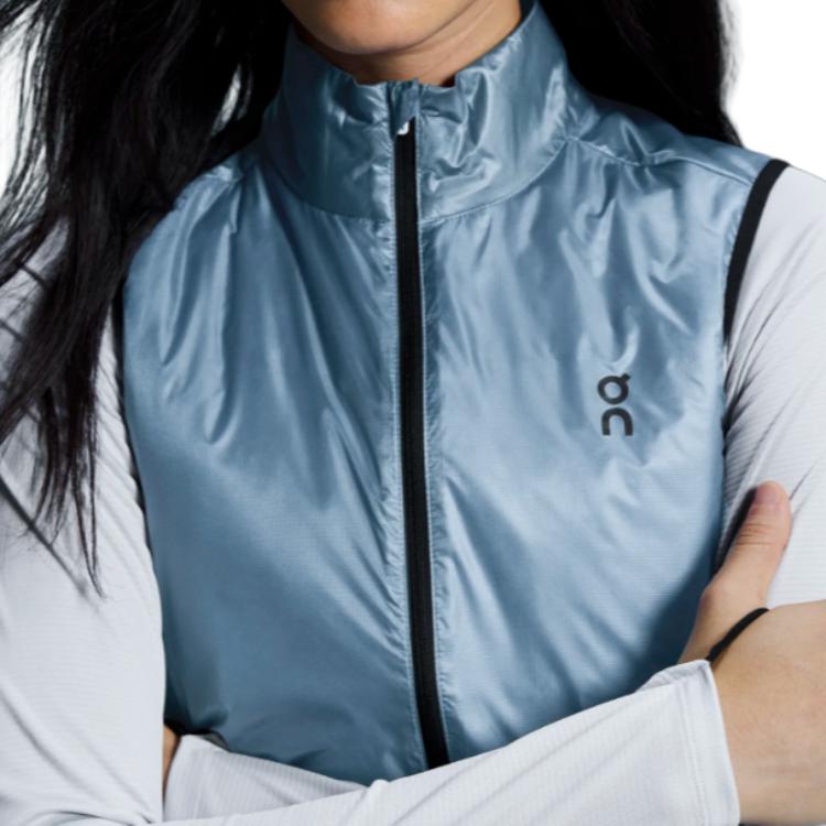 On Weather Vest Fashiable Comfortable Versatile Vest Women vests Light-Gray Blue 1WD10570732