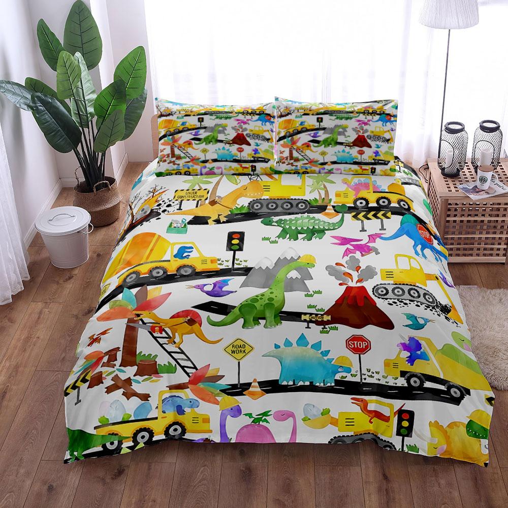 

Zoo ABC пододеяльник комплект King Queen Full Twin Double Single Size комплект постельного белья 140x210cm