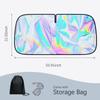 Windshield Curtains For Car Uvr-reflective Windscreen Sun Shade Sun Protection Cover Foldable Full Coverage Sunshade Curtain