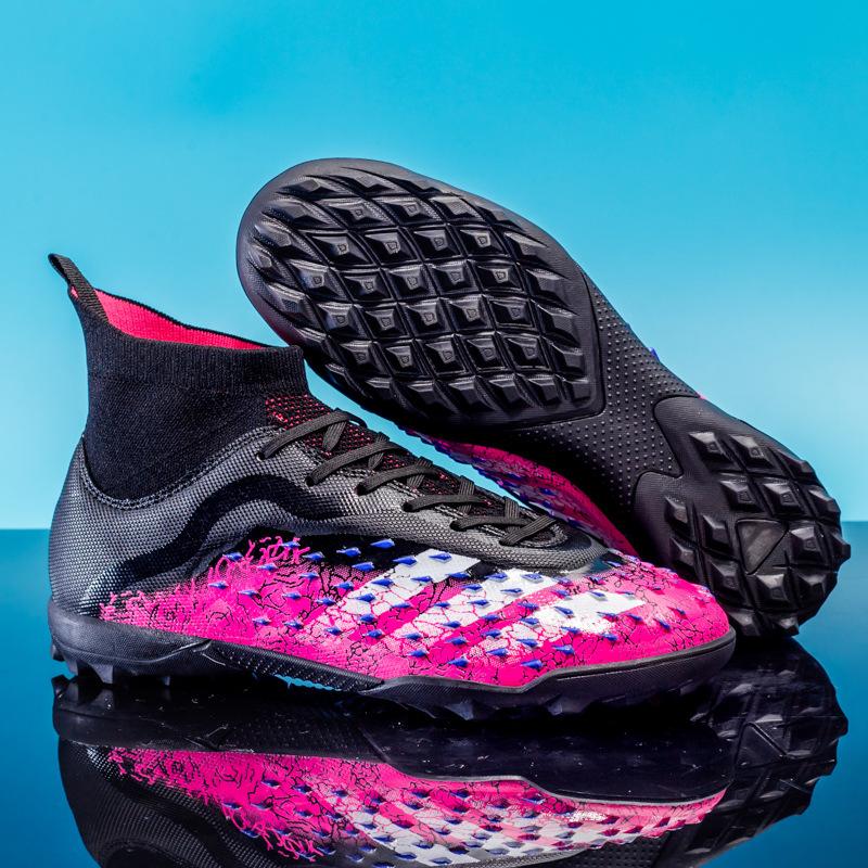 Spot High-top Football Shoes for Boys and Girls AG Long Nails TF Broken Nails Competition Training Shoes