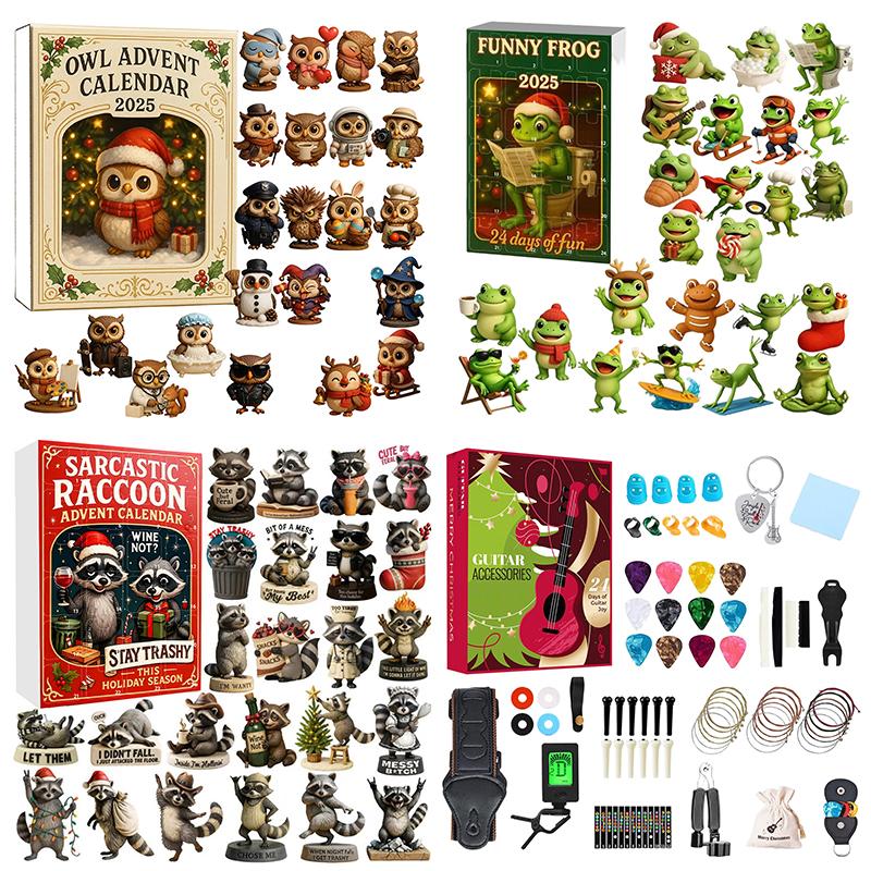 Advent Calendar 2025 24 Days Countdown Ornaments Christmas Decoration Surprises Ideal Christmas Gift Suitable for Boys And Girls