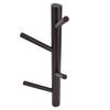Punch Free Wall Mounted Coat Rack Towel Hanger Tree Branch Shaped Hat Rack for Living Room(Brown 4