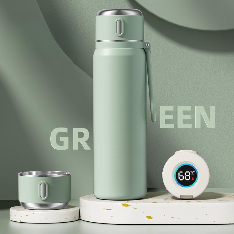 550ML Stainless Steel Vacuum Flasks Temperature Display Straight Cup Outdoor Travel Insulated Thermos Portable Hot Water Bottle