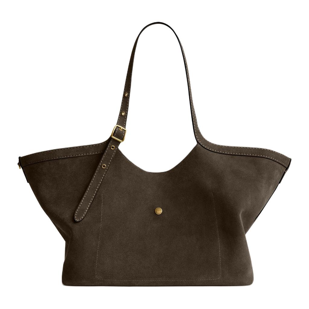 Coach Gramercy 35 Tote Bag Women Tote Gold Olive-Green CBN47-B4OL