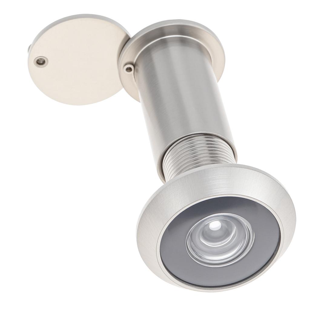 Solid Brass 4pcs 16mm Door Viewer Peephole 200 Degree HD Lens Privacy Cover Heavy Duty Universal Steel Aluminum Door Includes Drill Bit