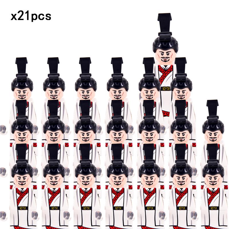 Ming Dynasty Soldiers Weapons Action Figure Accessories Helmet Armor Medieval Building Blocks Bricks Toys For Children Gifts