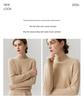 Lekasha Women's 100% Pure Cashmere High-Neck Sweater - Warm 12-Gauge Knit Base Layer